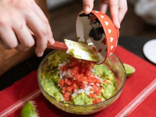 Erbsen Guacamole